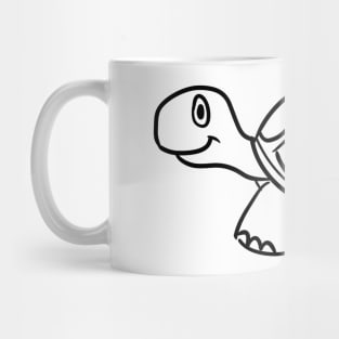 Stick figure turtle Mug